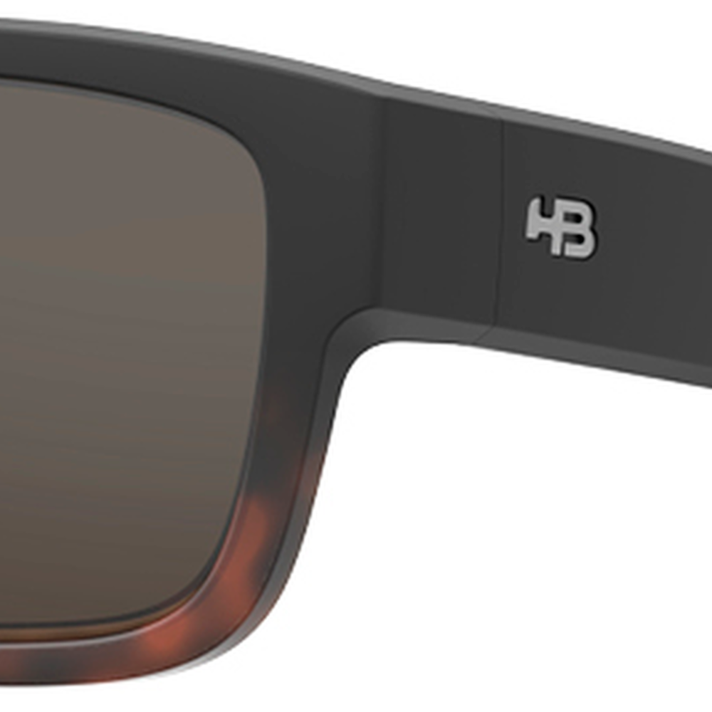 Óculos de Sol HB H-Bold - Preto Fosco e Marrom 55 Preto 4