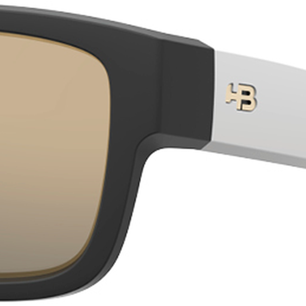 Óculos de Sol HB H-Bold - Preto Fosco 55 - Lente Dourado Preto 4