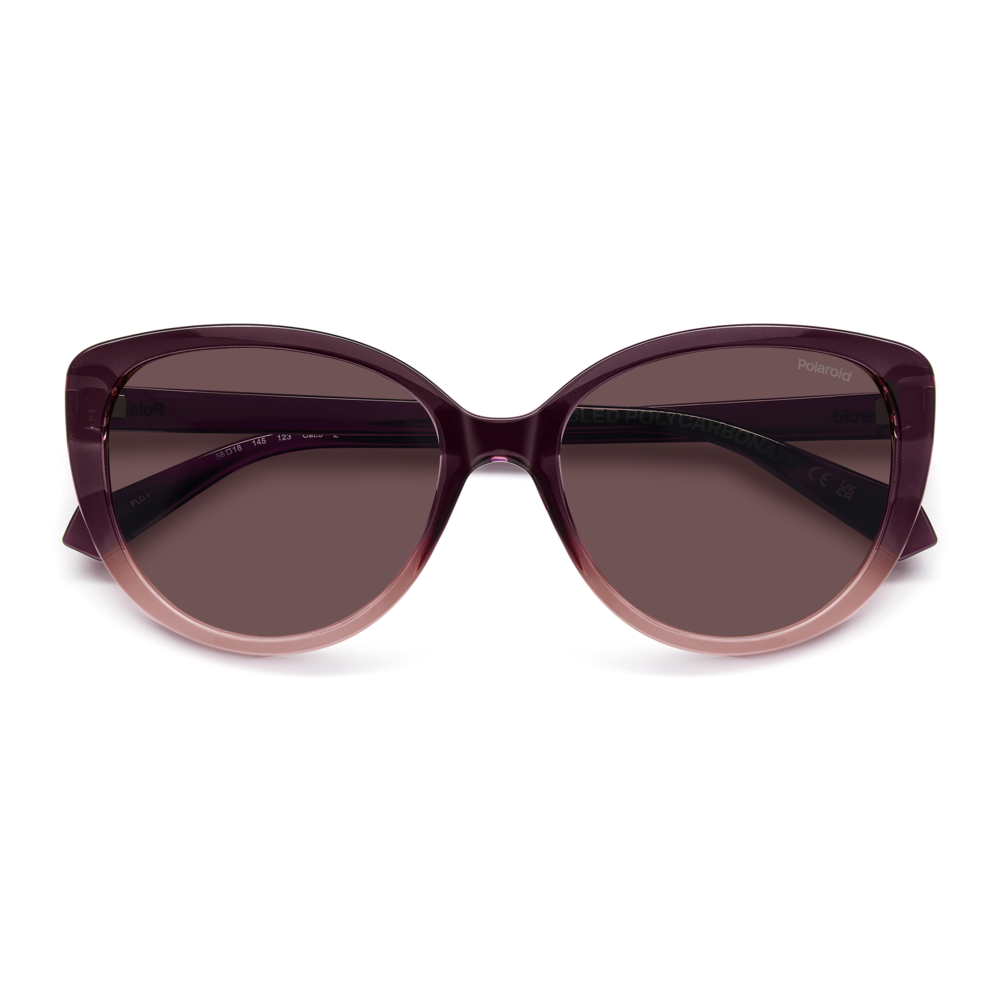 Óculos de Sol Polaroid Pld 4176/S/X B3V - Violeta 56 Marrom 4