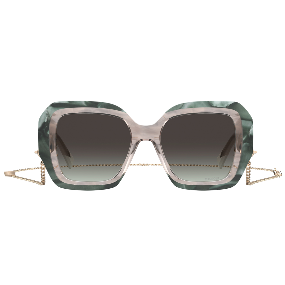 Óculos de Sol Missoni Mis 0168/G/S Yq3 - Verde Striped 52 Verde 3