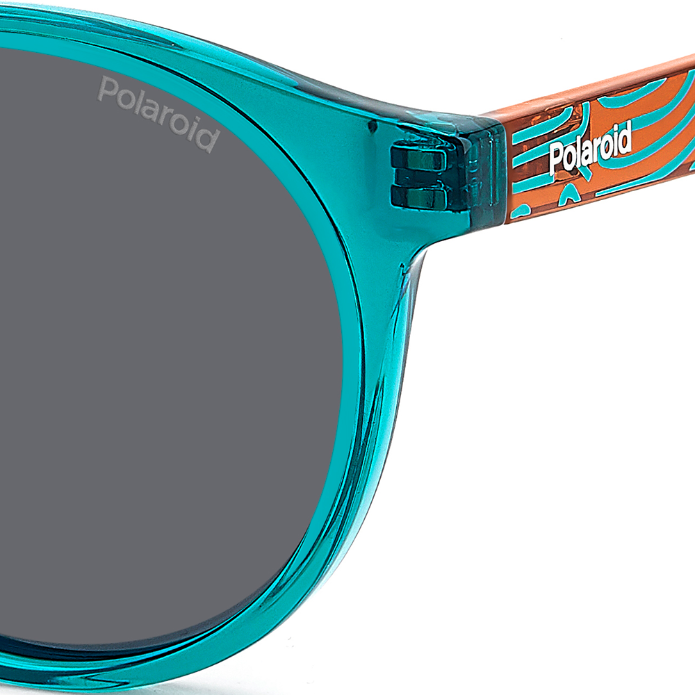 Óculos de Sol Polaroid Kids Pld 8061/S Tcf - Verde Crystal 46 Verde 6