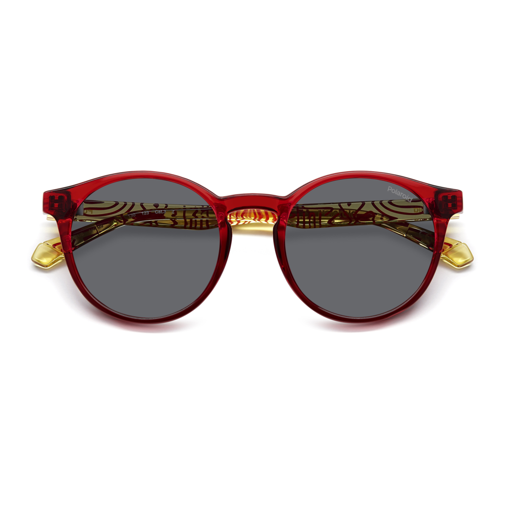 Óculos de Sol Polaroid Kids Pld 8061/S Ahy - Vermelho 46 Vermelho 4