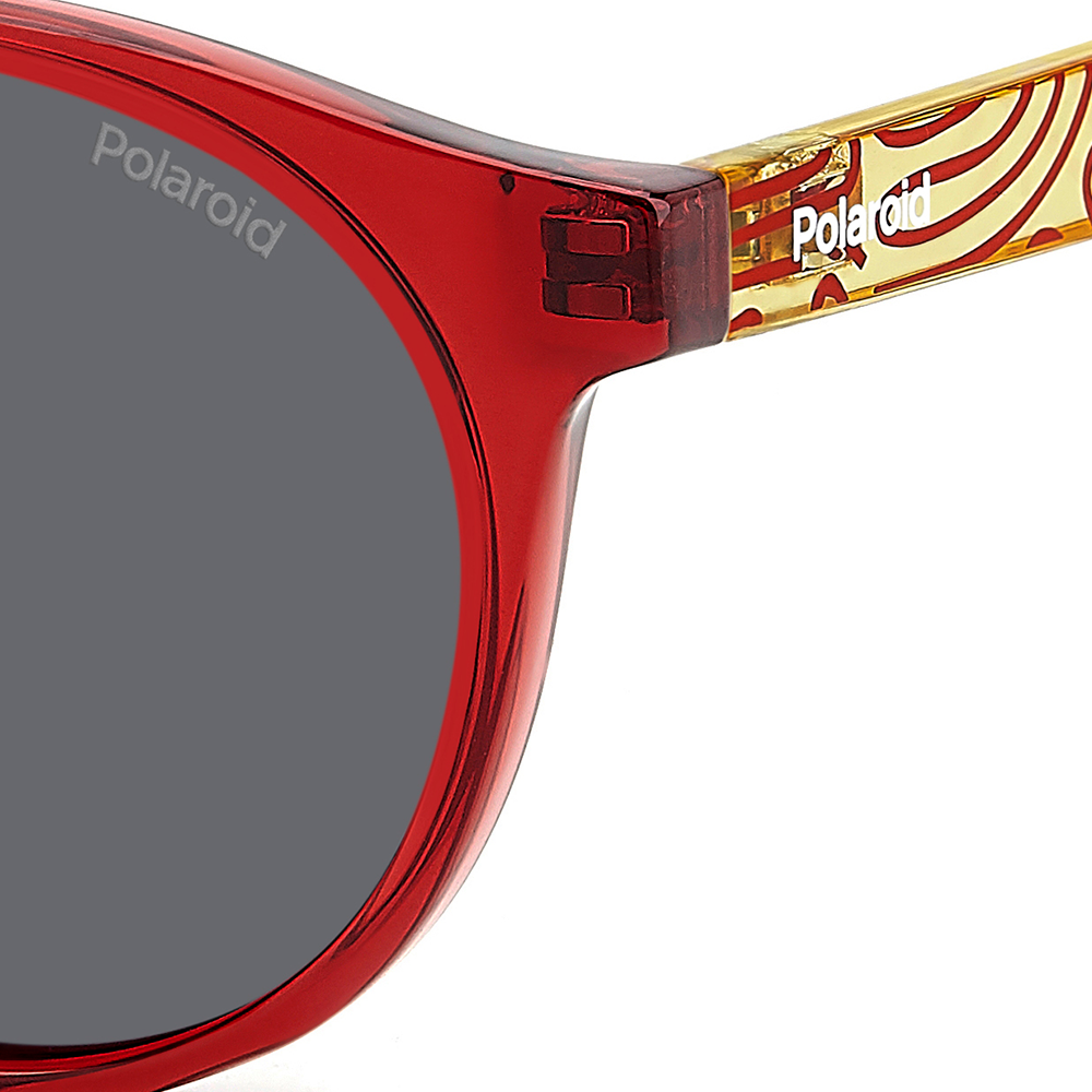 Óculos de Sol Polaroid Kids Pld 8061/S Ahy - Vermelho 46 Vermelho 6
