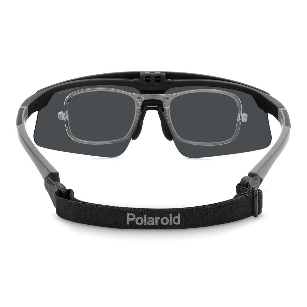 Óculos Esportivo Clip On Polaroid Pld 7056/Ci/S O6W - Preto 99 Preto 4