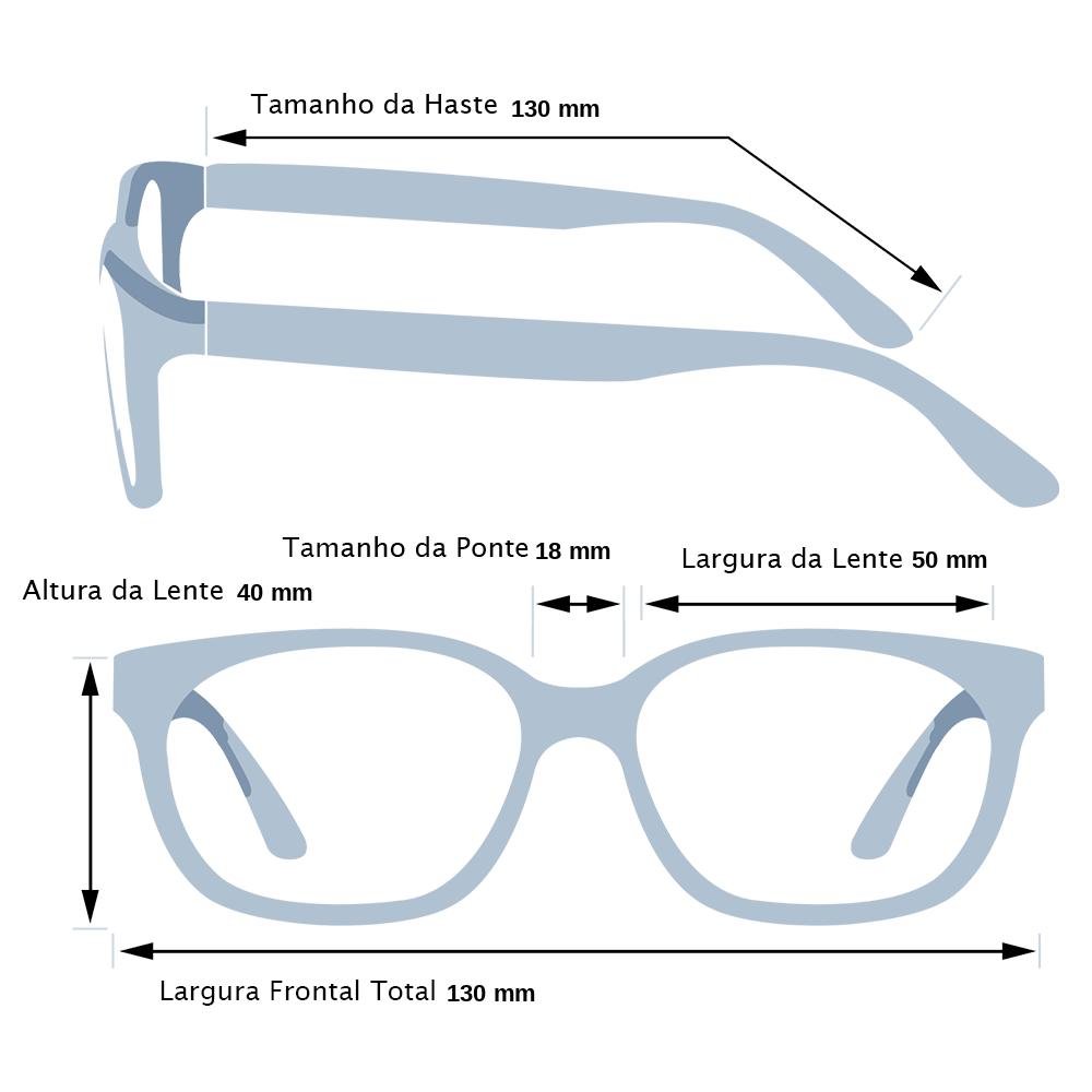 Óculos de Sol Infantil Tigor T Tigre STT130   50C01 - Azul 50 Azul/Vermelho 8