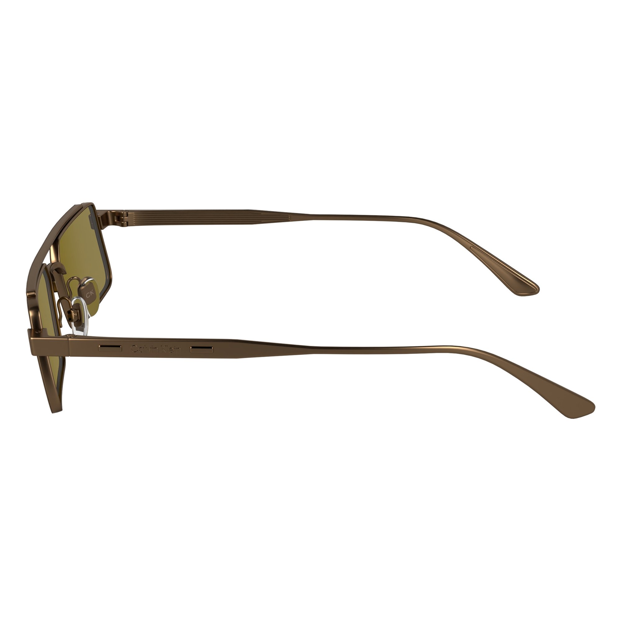 Óculos de Sol Calvin Klein CK24111S 771 - Dourado Âmbar 55 Dourado 3