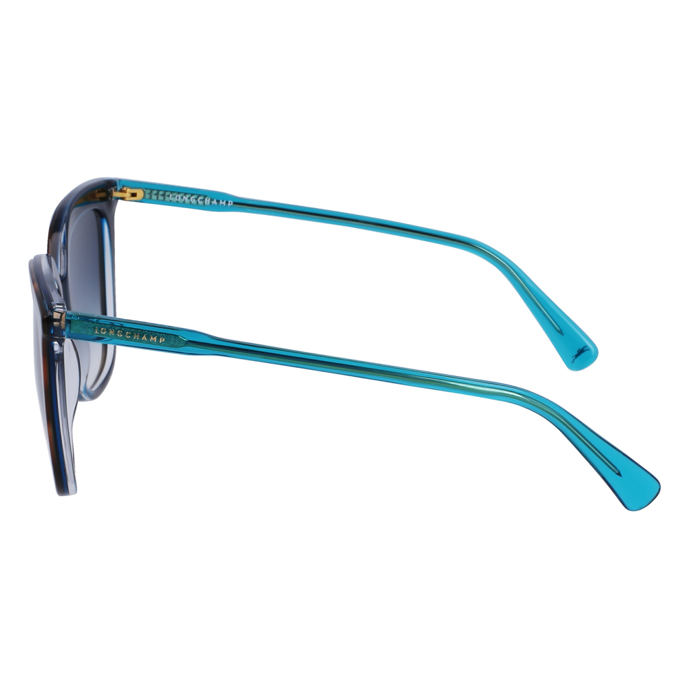 Óculos de Sol Longchamp LO728S 220 - Marrom Havana 53 Azul 3