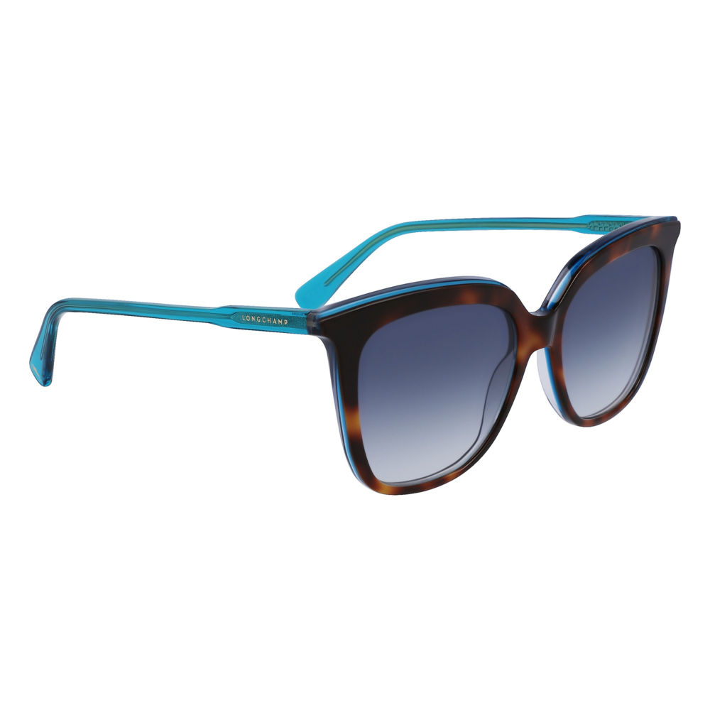 Óculos de Sol Longchamp LO728S 220 - Marrom Havana 53 Azul 4