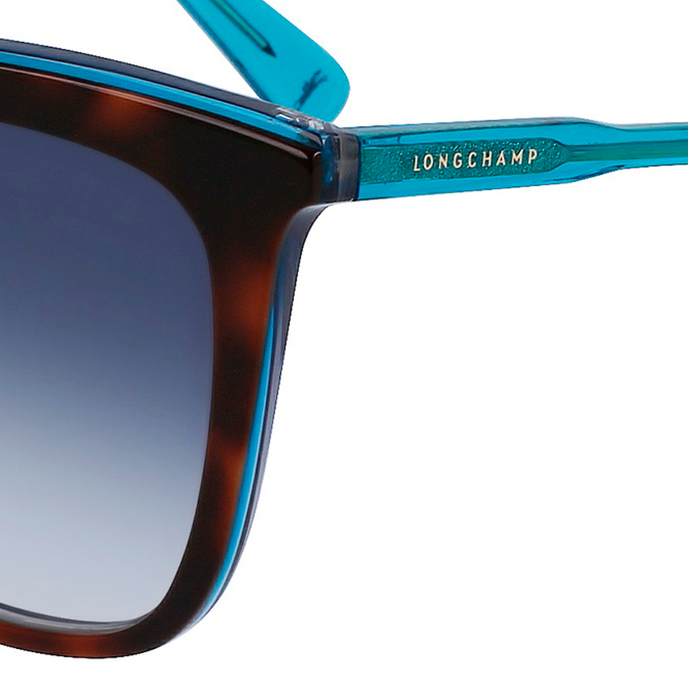 Óculos de Sol Longchamp LO728S 220 - Marrom Havana 53 Azul 6