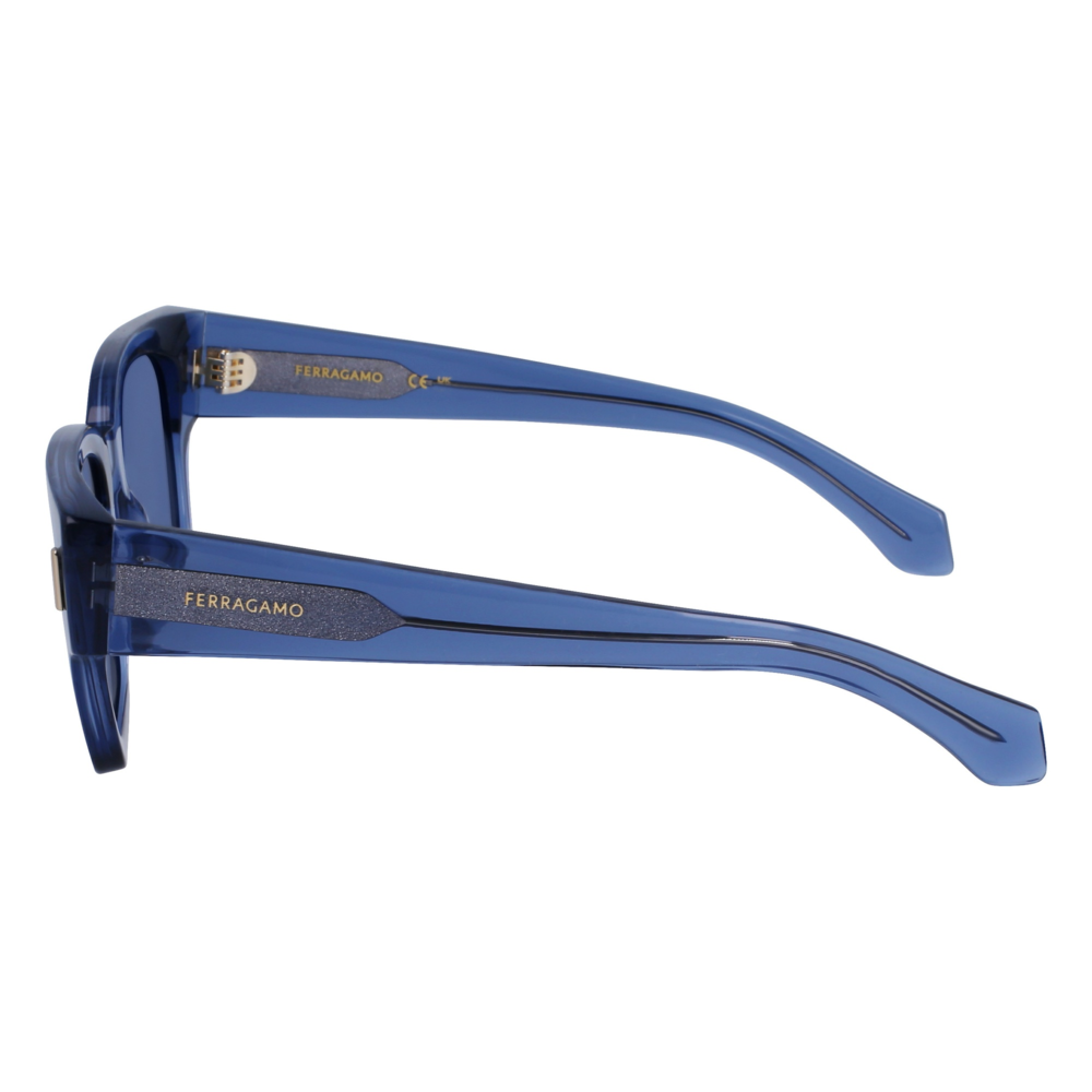 Óculos de Sol Ferragamo SF2010S 432 - Azul Cristal 52 Azul 3
