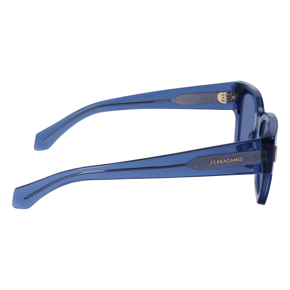Óculos de Sol Ferragamo SF2010S 432 - Azul Cristal 52 Azul 5