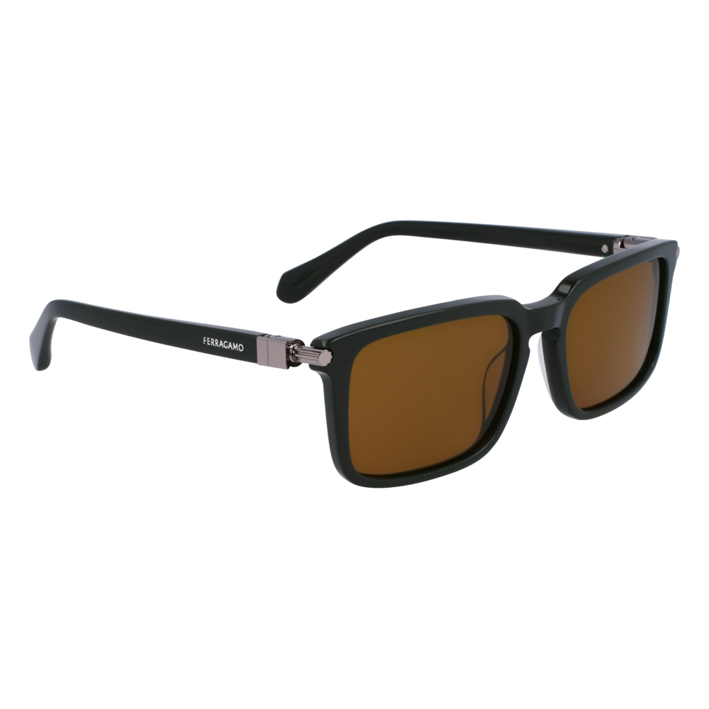 Óculos de Sol Ferragamo SF1110S 302 - Cinza Escuro 56 Preto 4