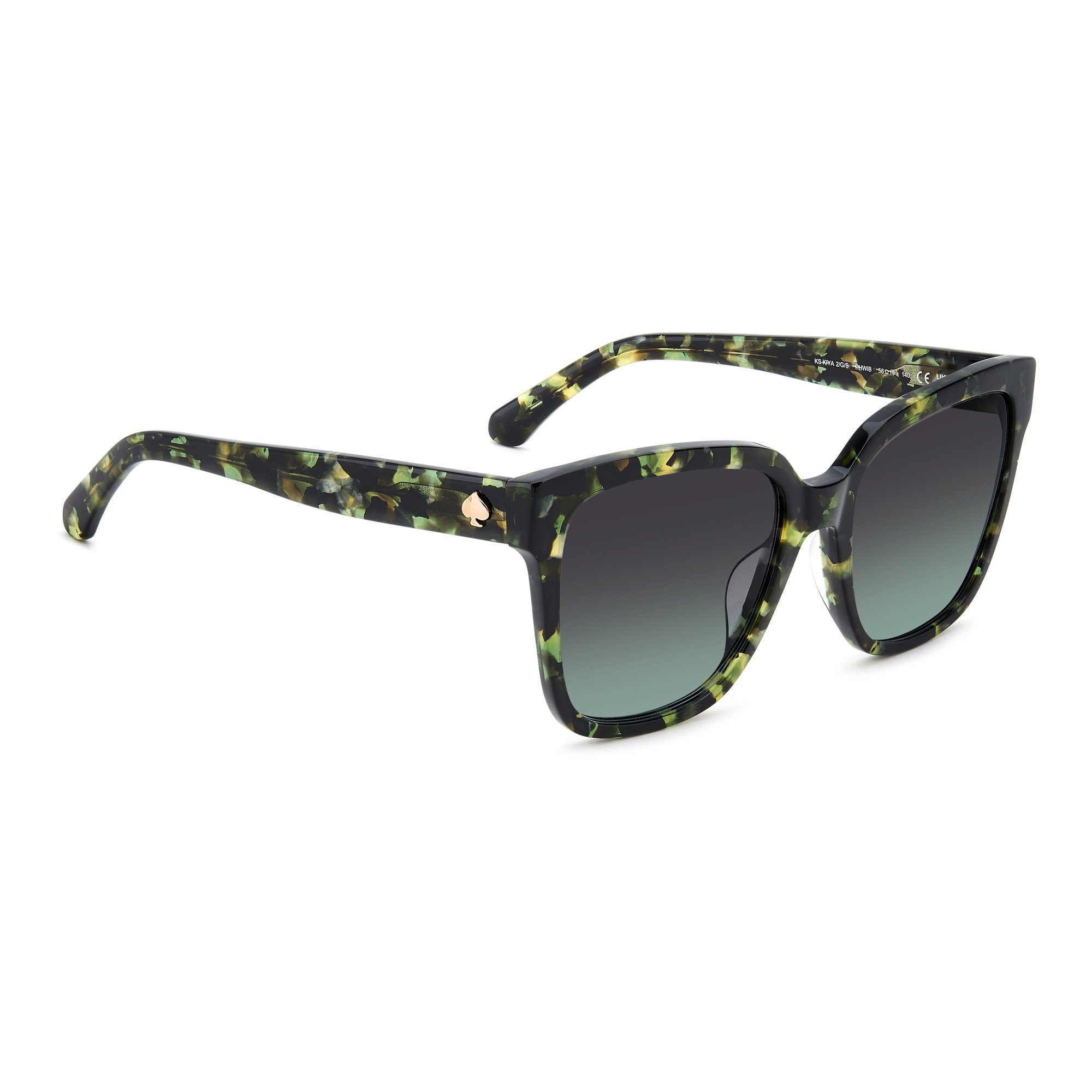 Óculos de Sol Feminino Kate Spade KS Kiya 2/G/S PHW - Verde Havana 56 Verde 2