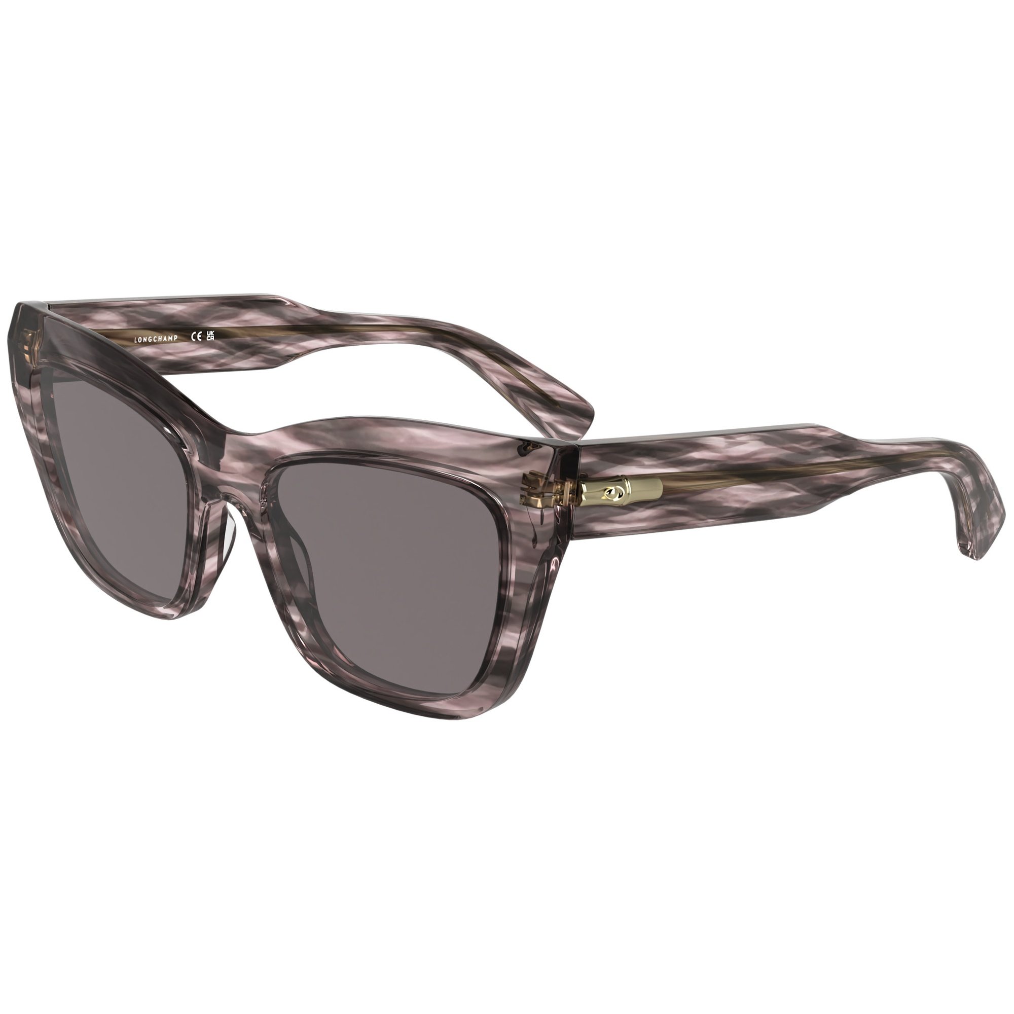 Óculos de Sol Longchamp LO777S 616 - Rosa Cristal Striped 53 Rosa 2