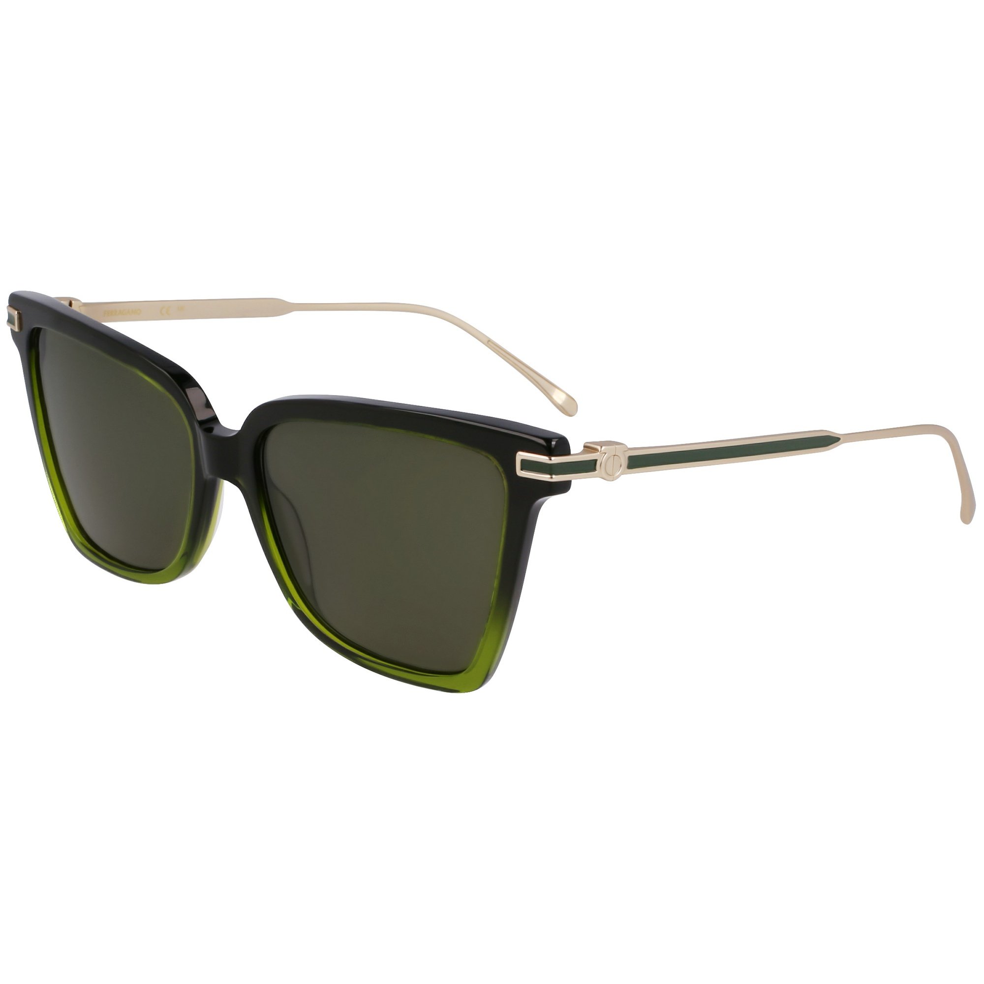 Óculos de Sol Ferragamo SF2036S 316 - Verde Degradê 56