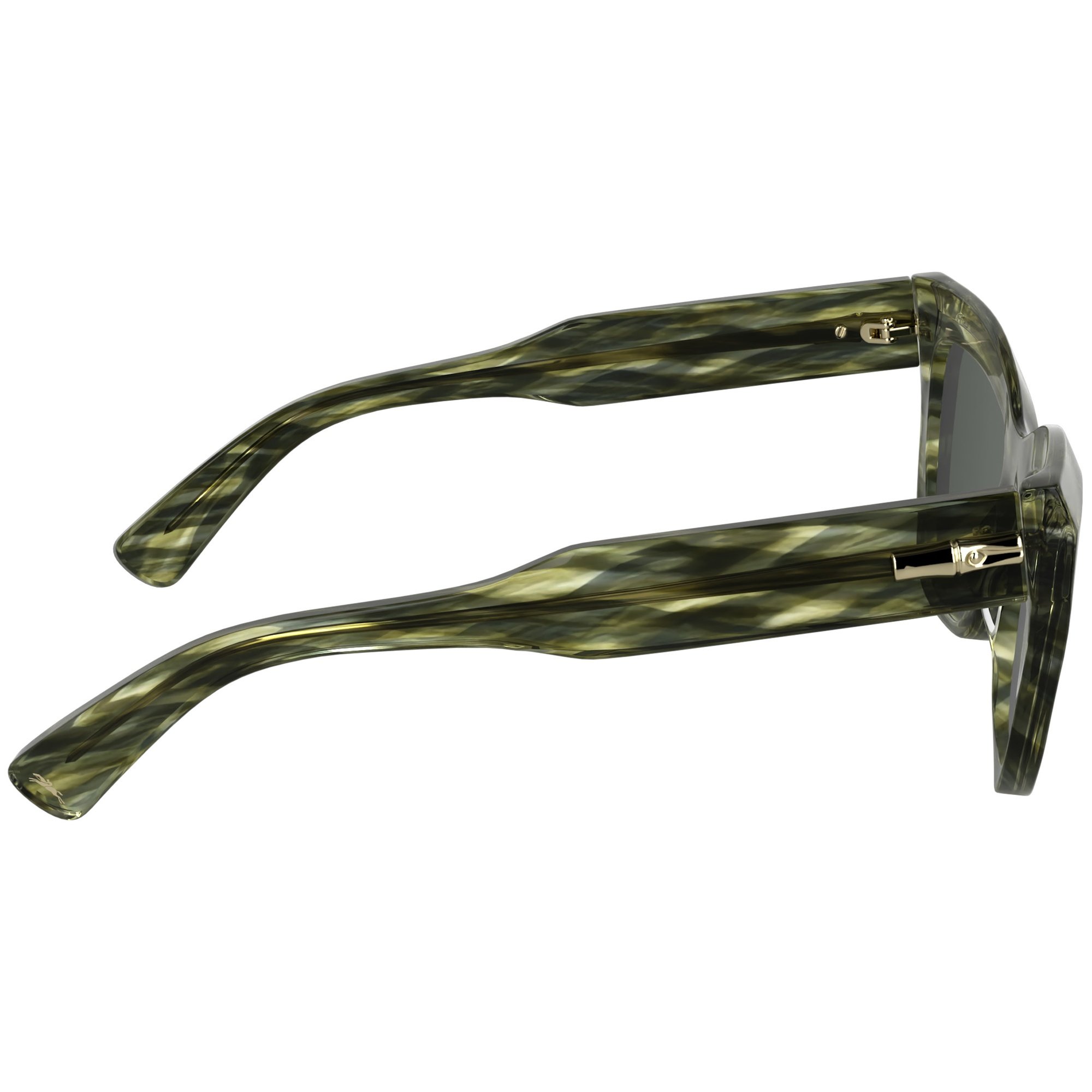 Óculos de Sol Longchamp LO777S 211 - Marrom Cristal Striped 53 Marrom 5