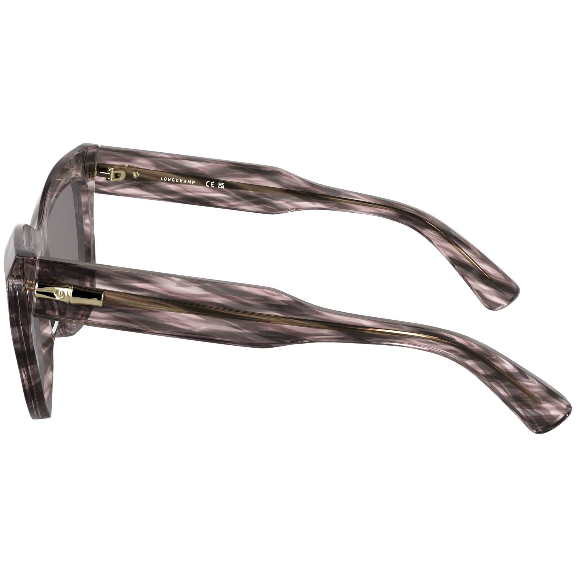 Óculos de Sol Longchamp LO777S 308 - Verde Cristal Striped 53 Cinza 3