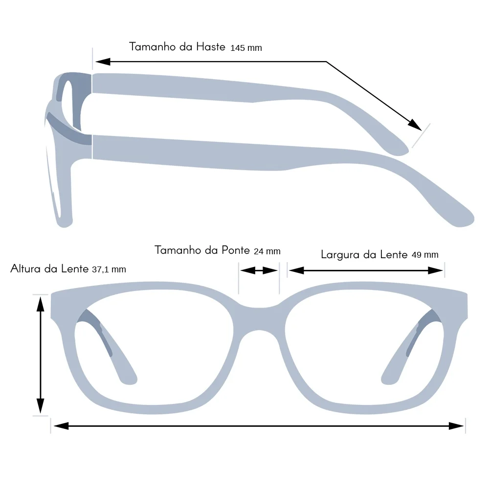 Óculos de Sol Levis Lv 1080/S 086 - Marrom Havana 49 Marrom 5