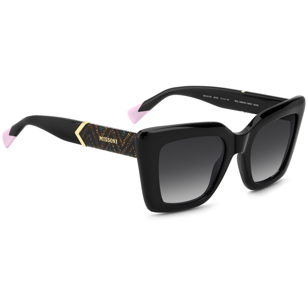 Óculos de Sol Missoni Mis 0214/S 807 - Preto 51 Preto 2