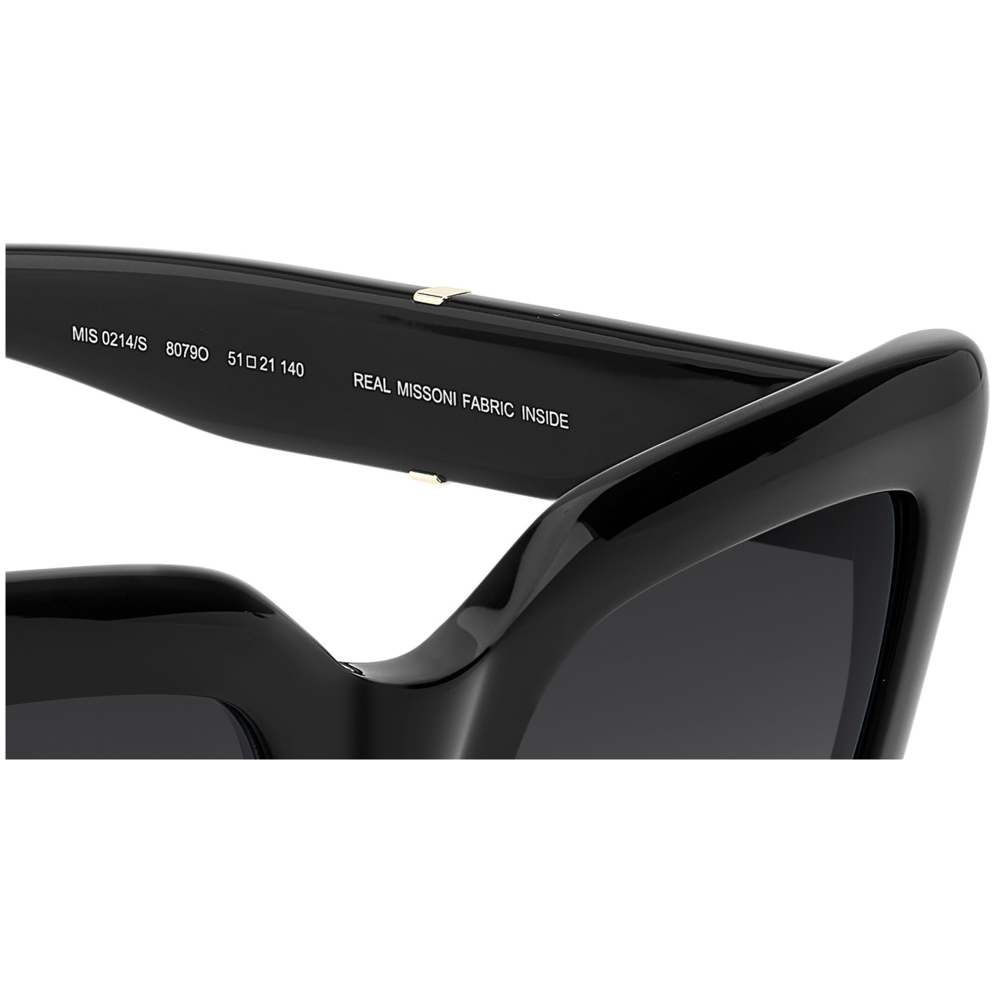 Óculos de Sol Missoni Mis 0214/S 807 - Preto 51 Preto 5