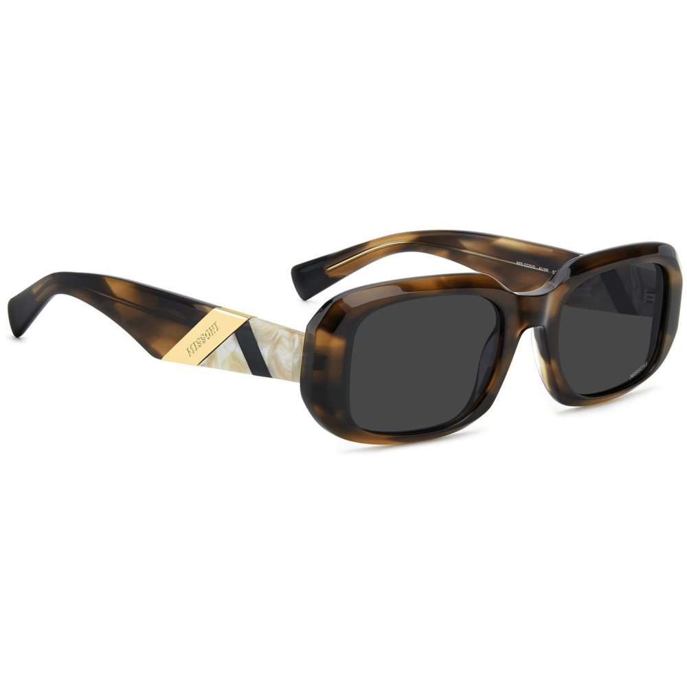 Óculos de Sol Missoni Mis 0220/S KVI - Marrom Striped 52 Marrom 2