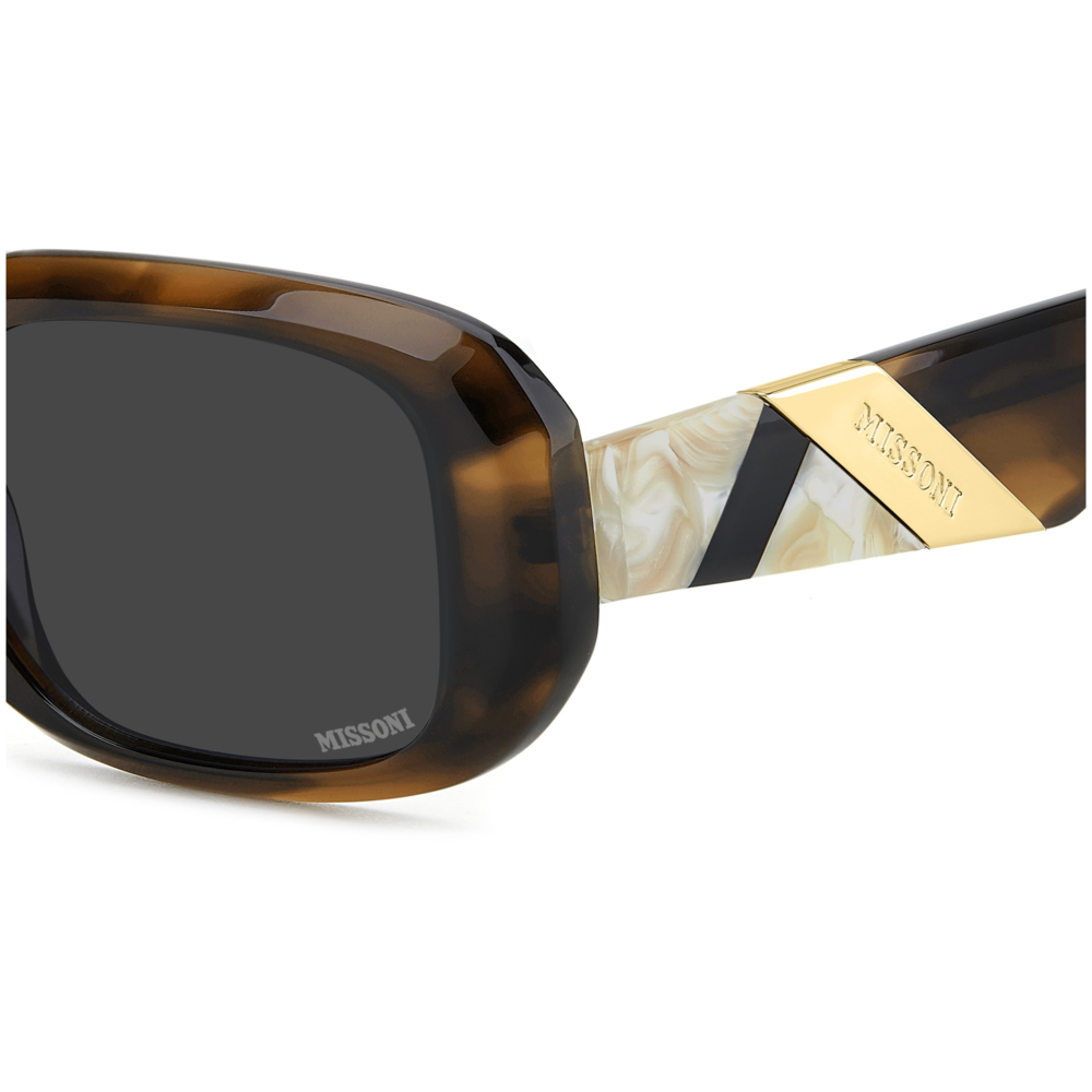 Óculos de Sol Missoni Mis 0220/S KVI - Marrom Striped 52 Marrom 5