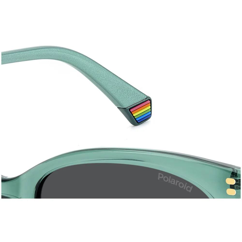 Óculos de Sol Polaroid Pld 6231/S 1ED - Verde Cristal 55 Verde 7