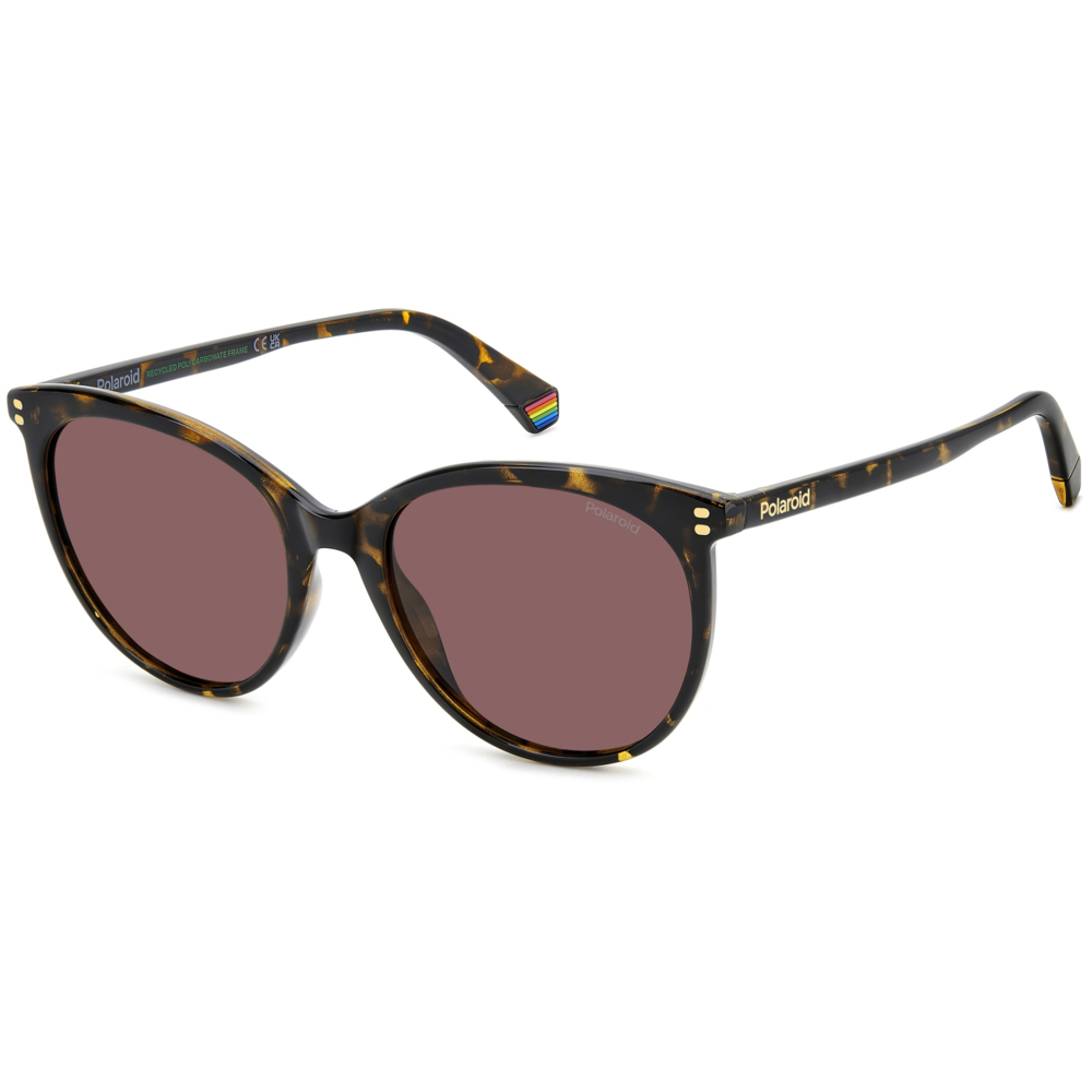 Óculos de Sol Polaroid Pld 6231/S 086 - Marrom Havana 55