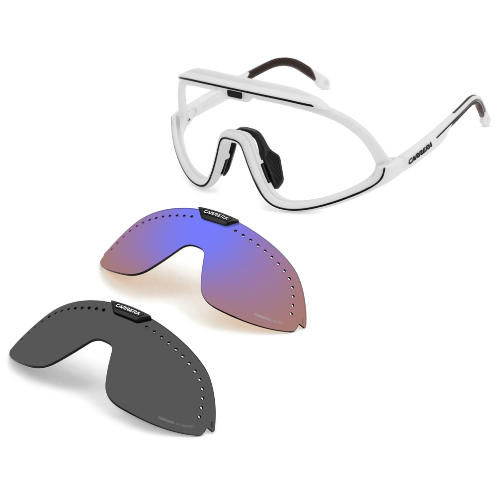 Óculos de Sol Esportivo Carrera C Sport 01/S 6HT - Branco Fosco 99 Branco 7