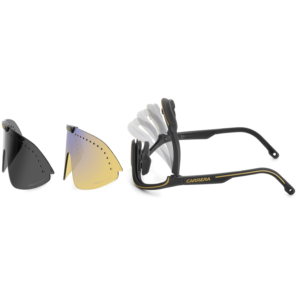Óculos de Sol Esportivo Carrera C Sport 01/S I46 - Preto Fosco 99 Preto 7