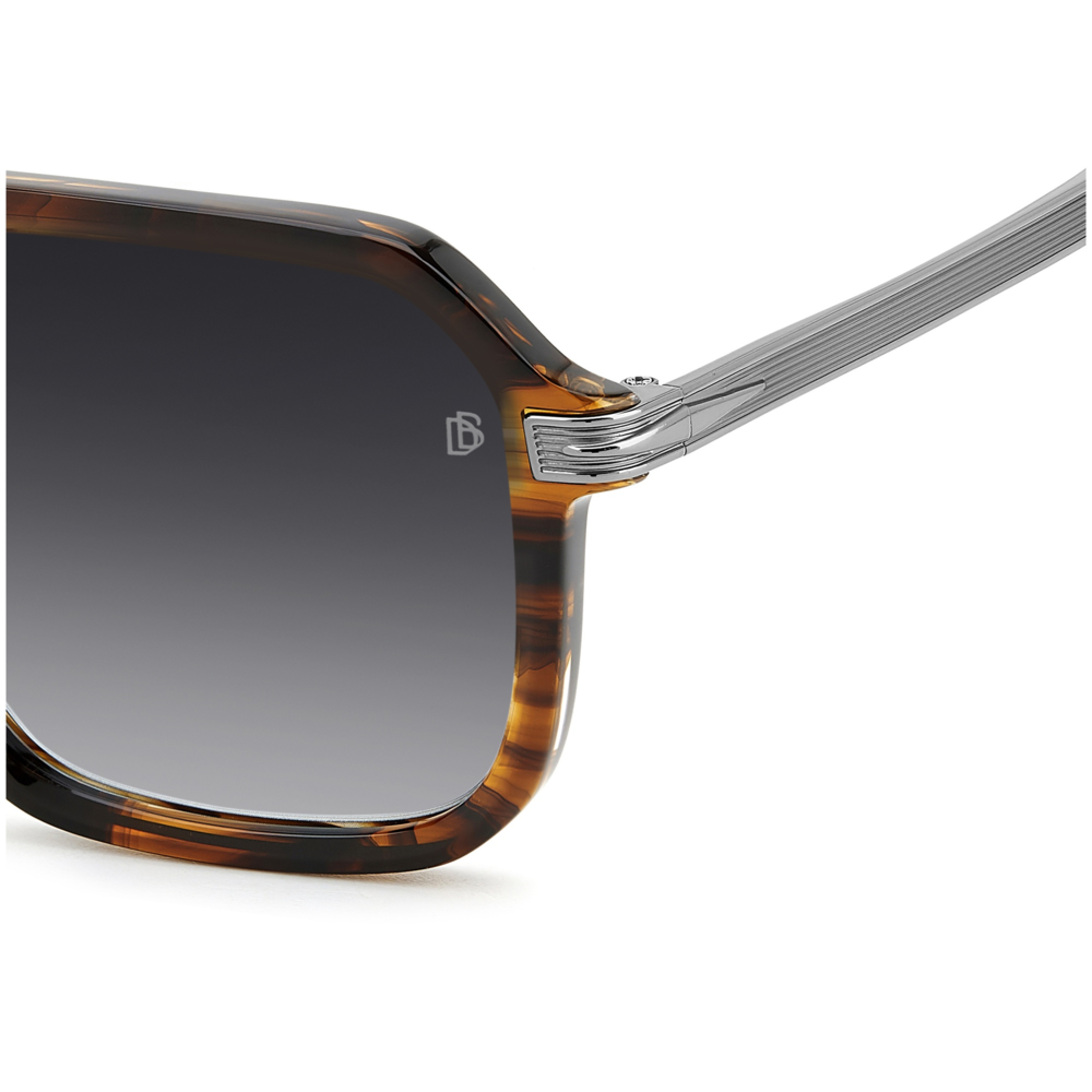 Óculos de Sol David Beckham DB 7136/S 6C5 - Marrom Horn 56 Marrom 4