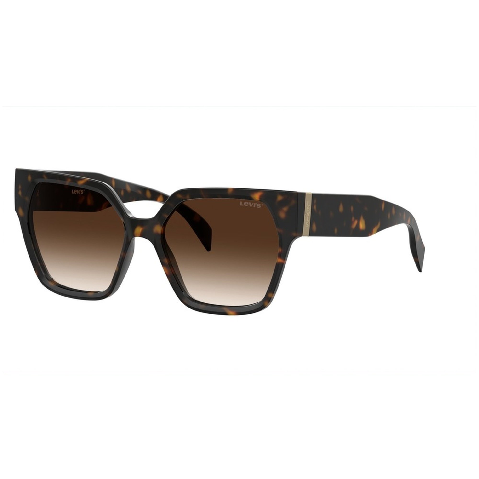 Óculos de Sol Levis Lv 1077/S 086 - Marrom Havana 57