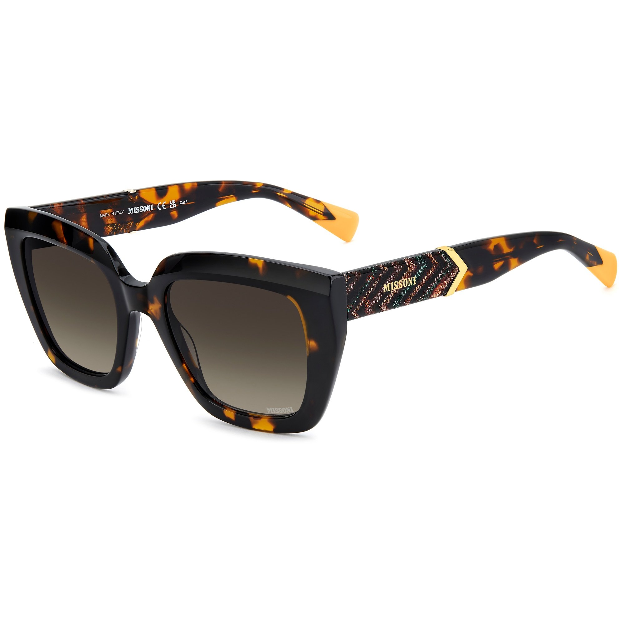 Óculos de Sol Missoni Mis 0243/S 086 - Marrom Havana 52
