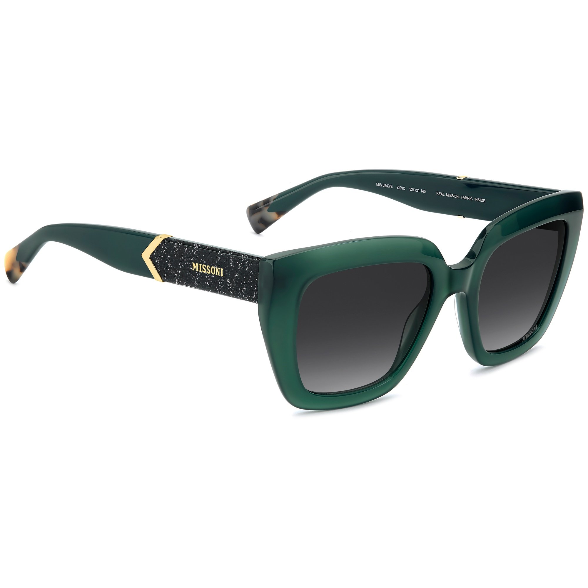 Óculos de Sol Missoni Mis 0243/S ZI9 - Verde Teal 52 Verde 2