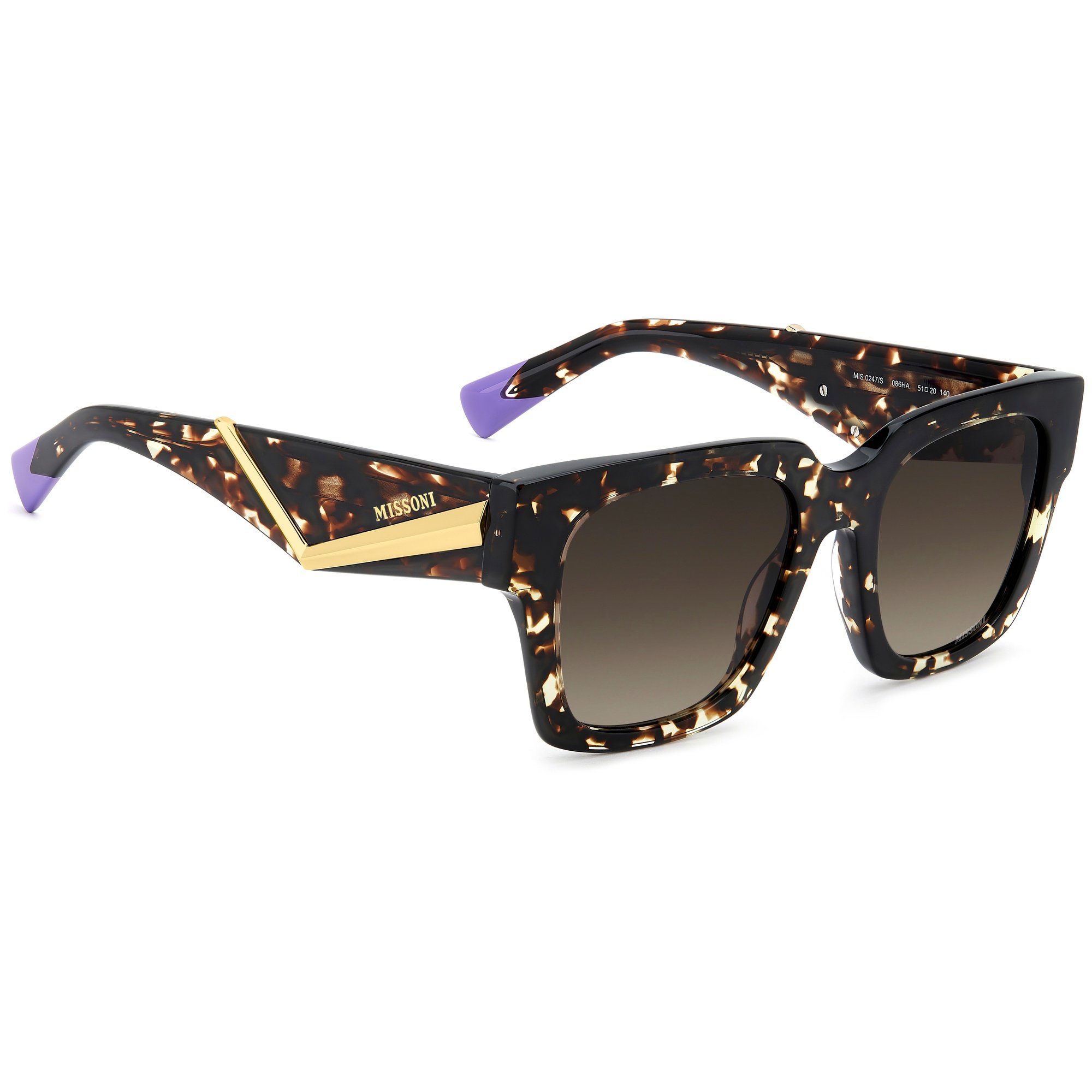 Óculos de Sol Missoni Mis 0247/S 086 - Marrom Havana 51 Marrom 2