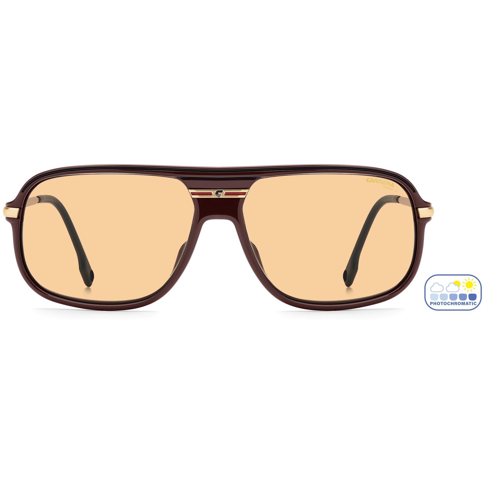 Óculos de Sol Carrera C Sport 10/S 6K3 - Vermelho Burgundy 62 Marrom 3
