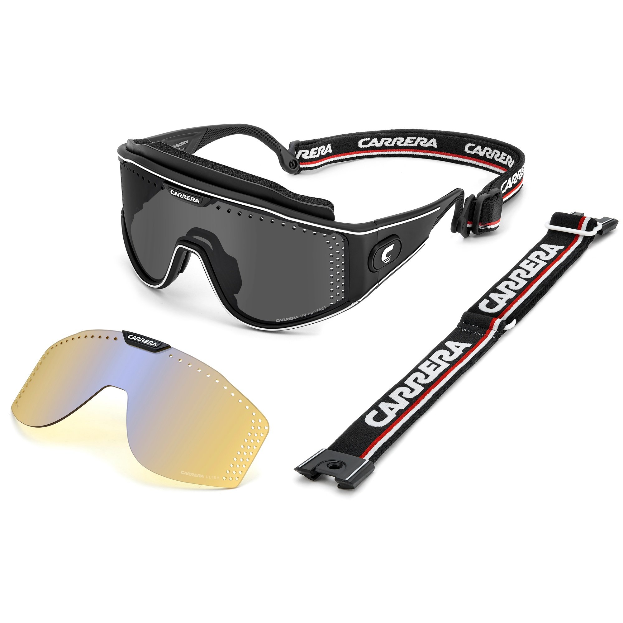 Óculos de Sol Esportivo Carrera Ca Transforma 003 - Preto Fosco 99