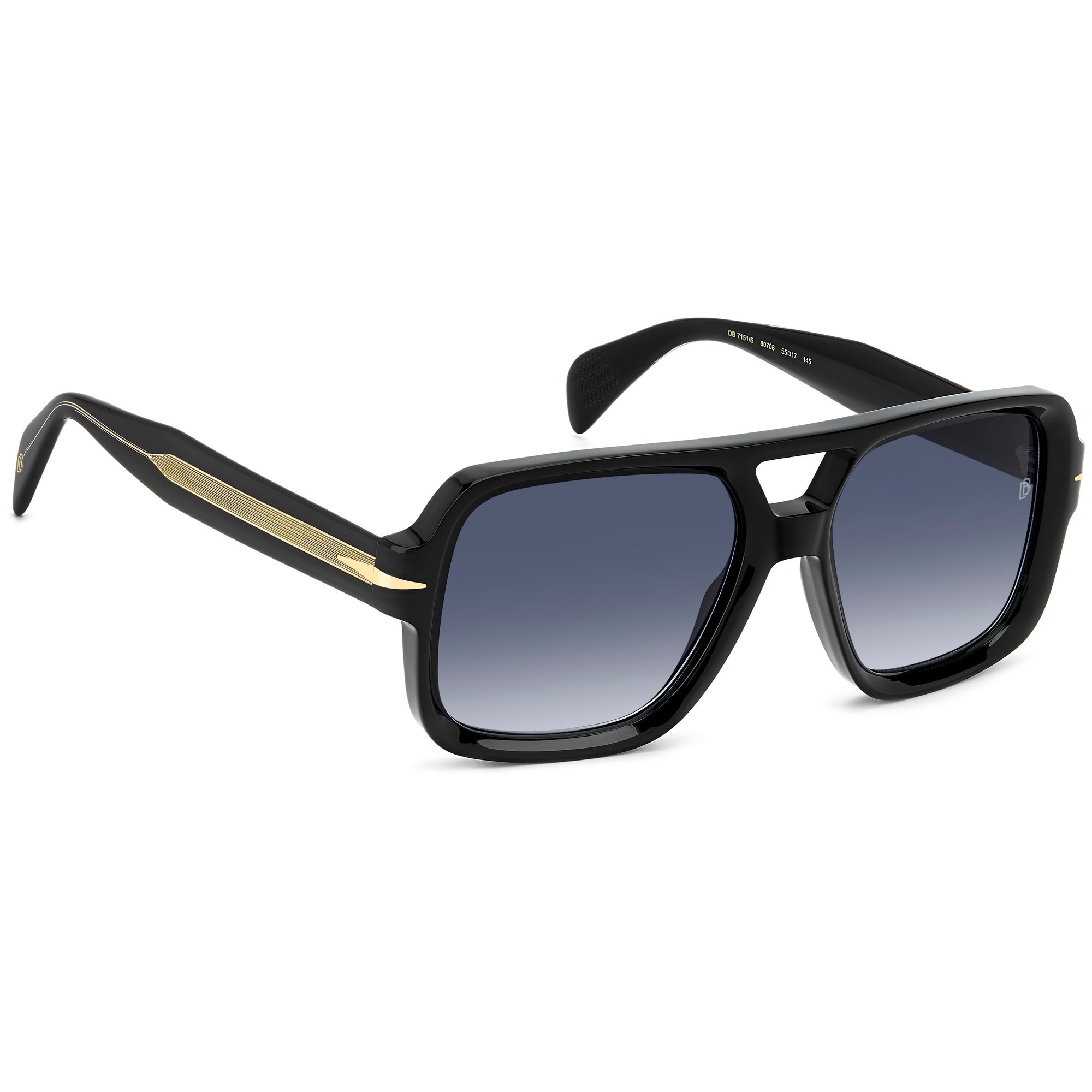 Óculos de Sol David Beckham Db 7151/S 807 - Preto 55 Preto 2