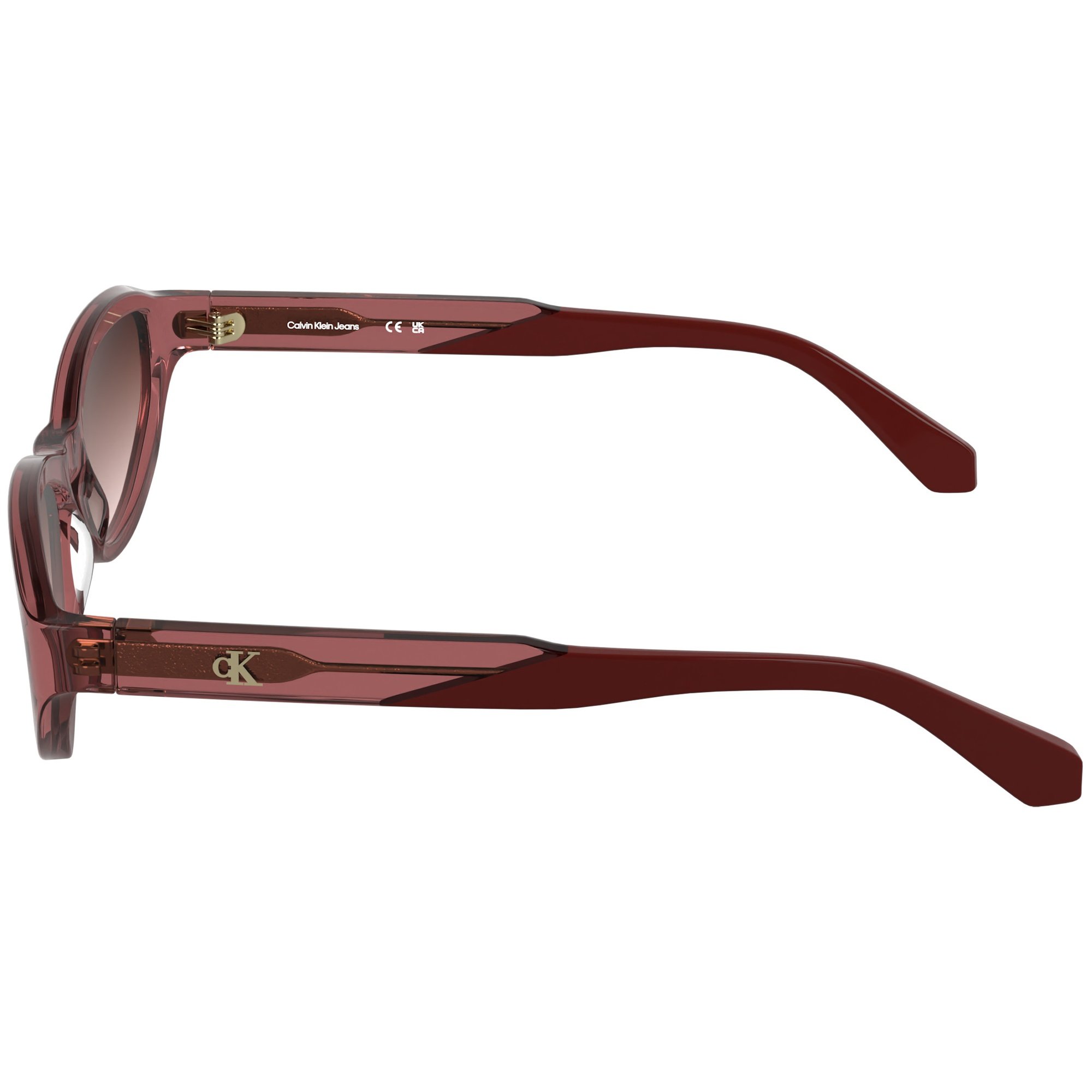 Óculos de Sol Calvin Klein Jeans CKJ25618S 600 - Vermelho Cristal 56 Vermelho 5