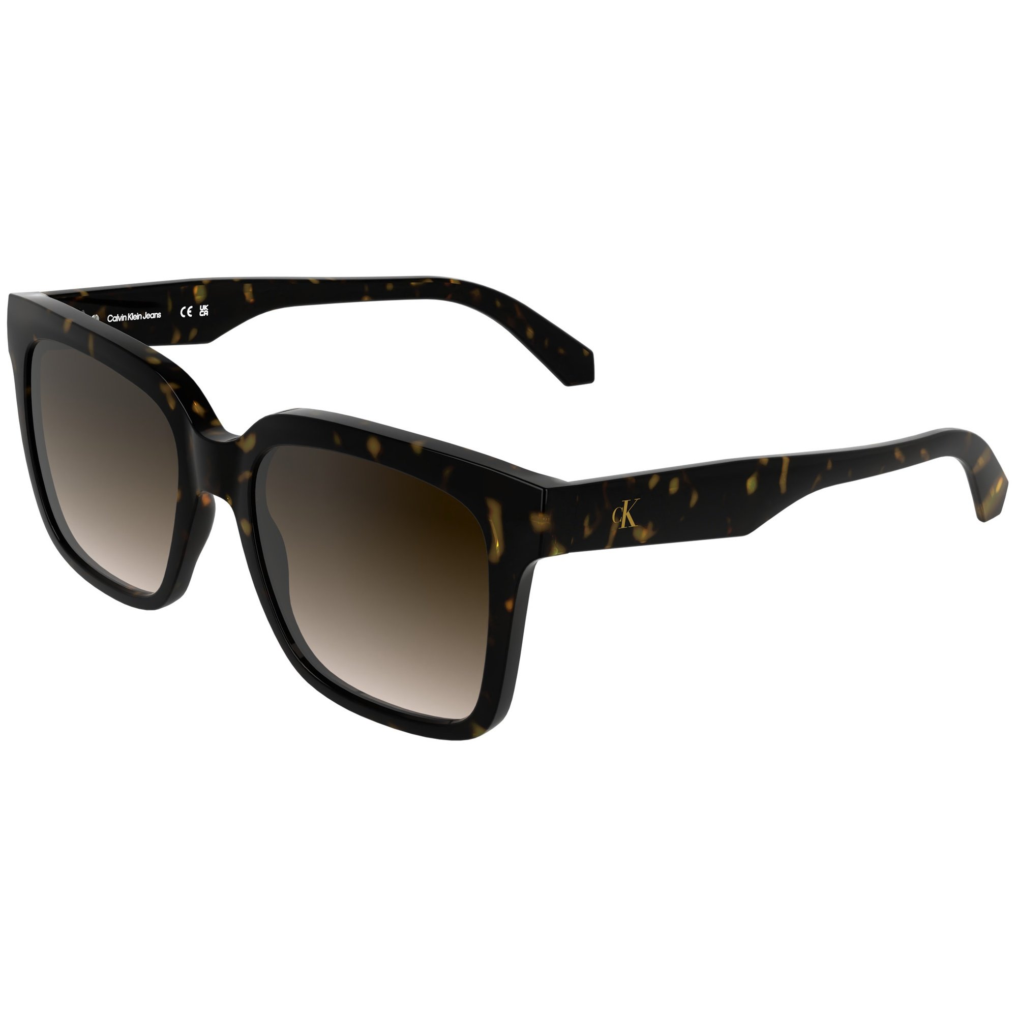 Óculos de Sol Calvin Klein Jeans CKJ25624S 242 - Marrom Havana 53