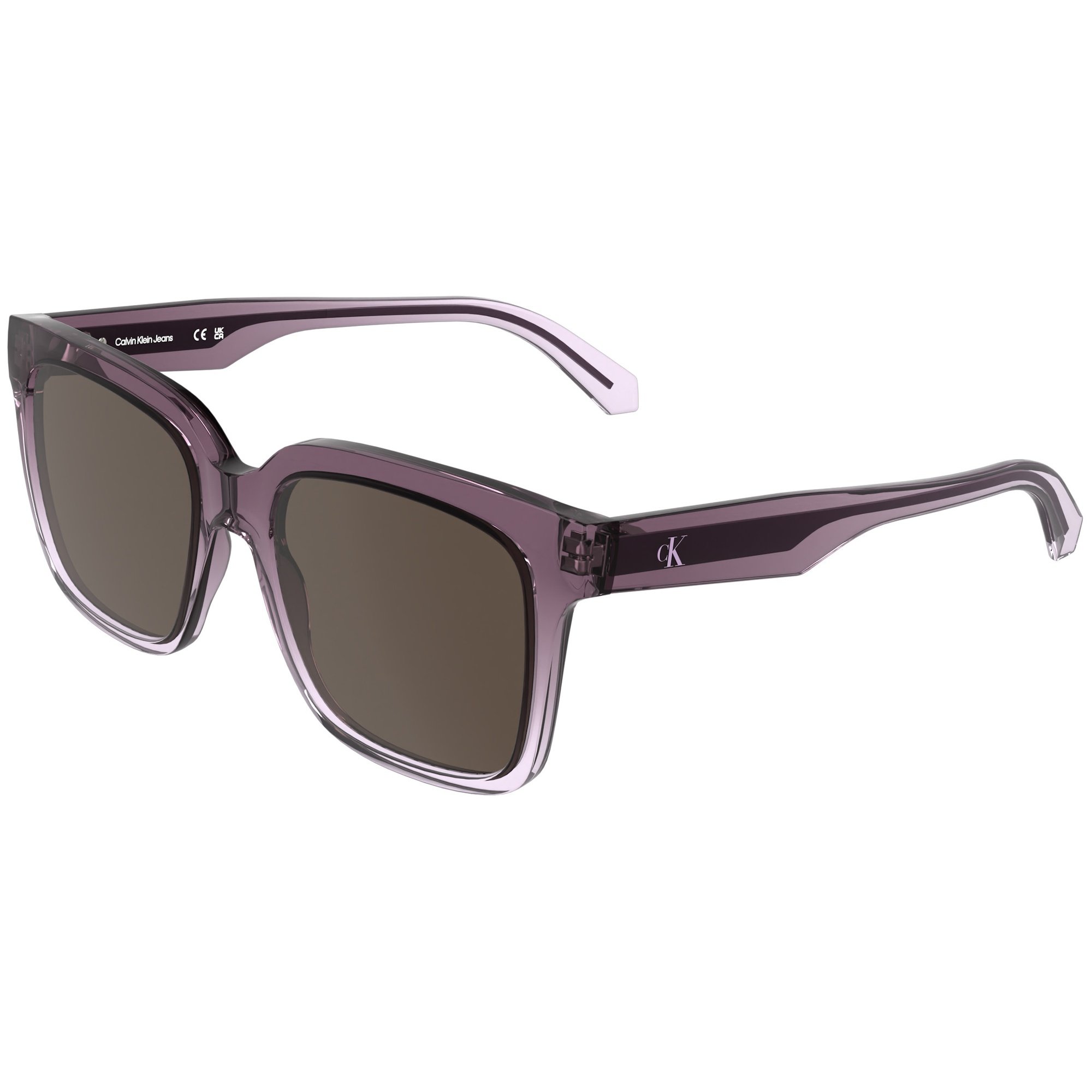 Óculos de Sol Calvin Klein Jeans CKJ25624S 665 - Roxo Cristal 53