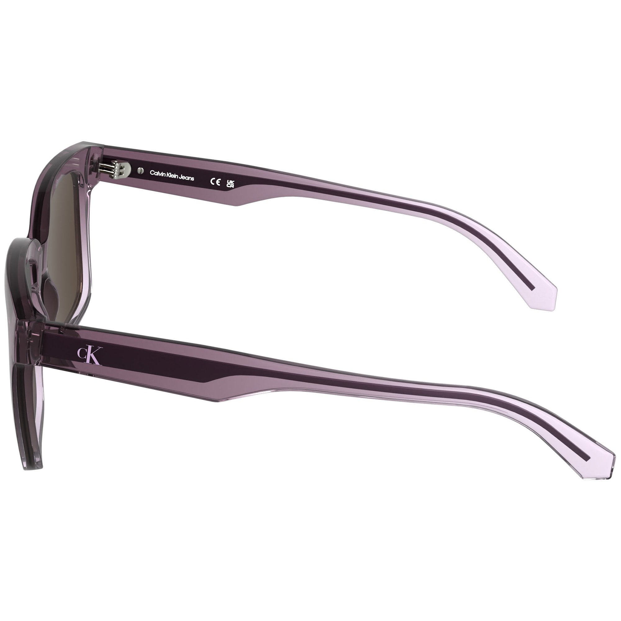 Óculos de Sol Calvin Klein Jeans CKJ25624S 665 - Roxo Cristal 53 Roxo 5