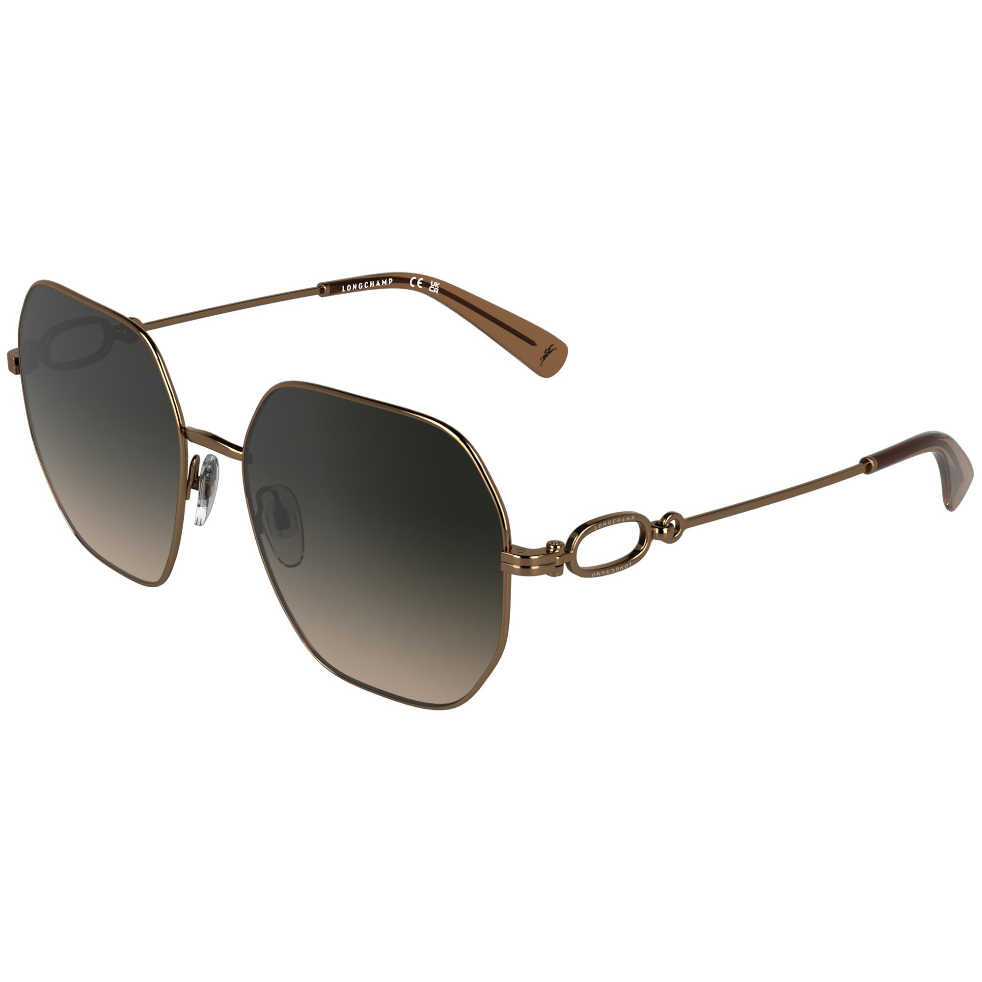 Óculos de Sol Longchamp LO187S 734 - Dourado Âmbar 58 Dourado 2