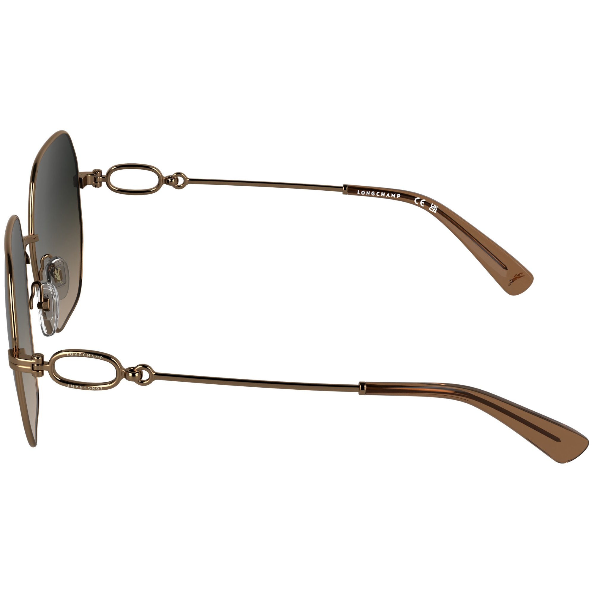 Óculos de Sol Longchamp LO187S 734 - Dourado Âmbar 58 Dourado 6