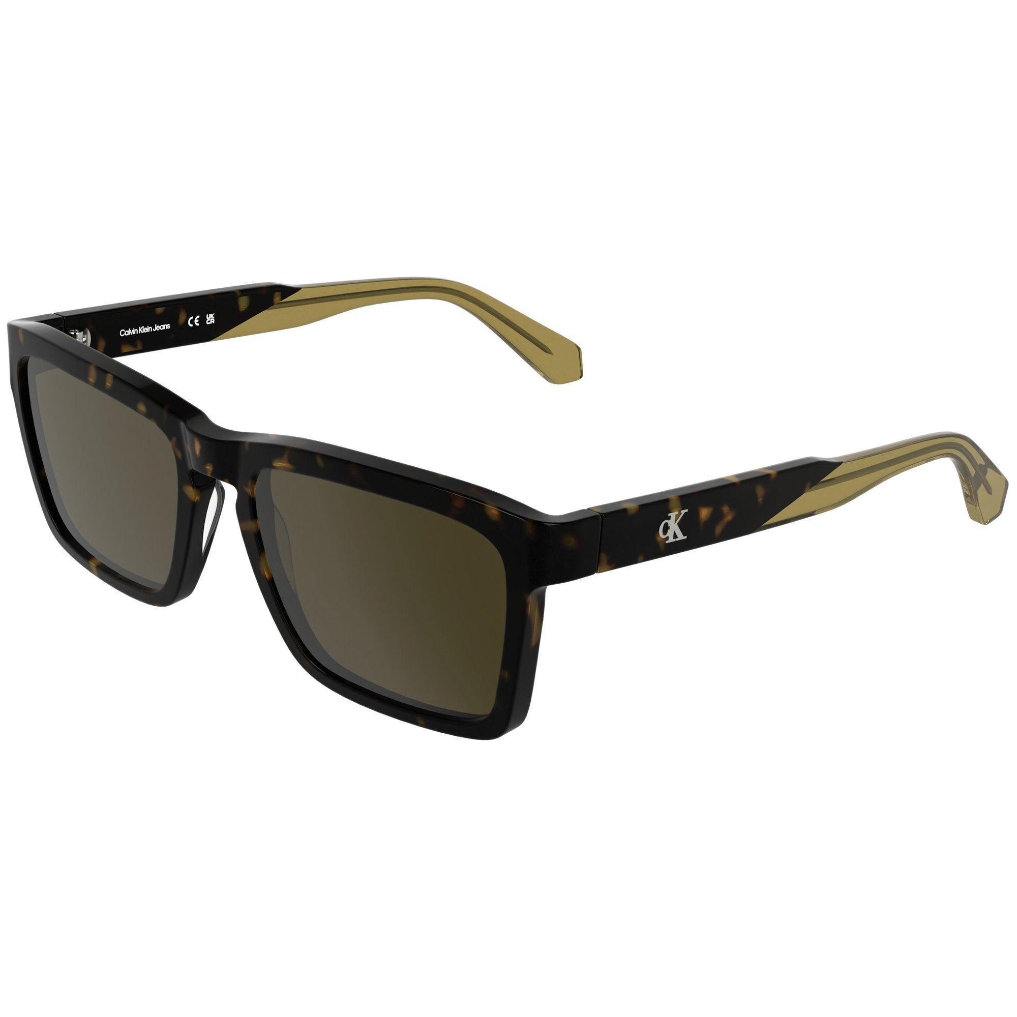 Óculos de Sol Calvin Klein Jeans CKJ25617S 242 - Marrom Havana 56