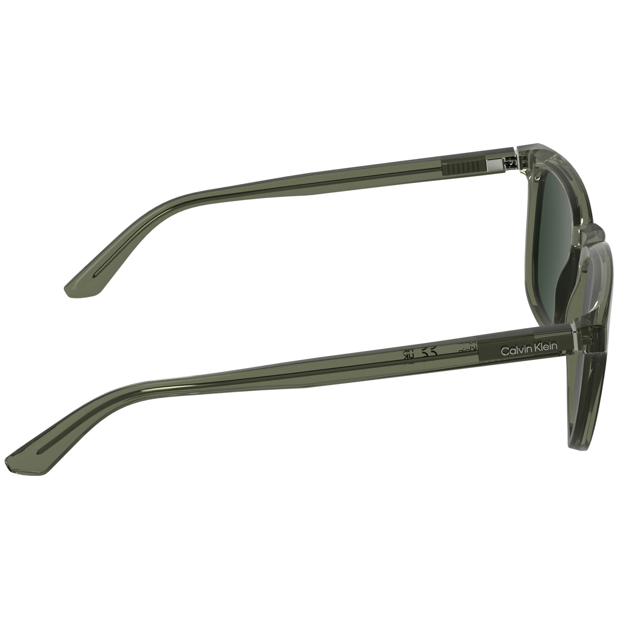 Óculos de Sol Calvin Klein CK25536S 330 - Verde Cristal 54 Verde 4