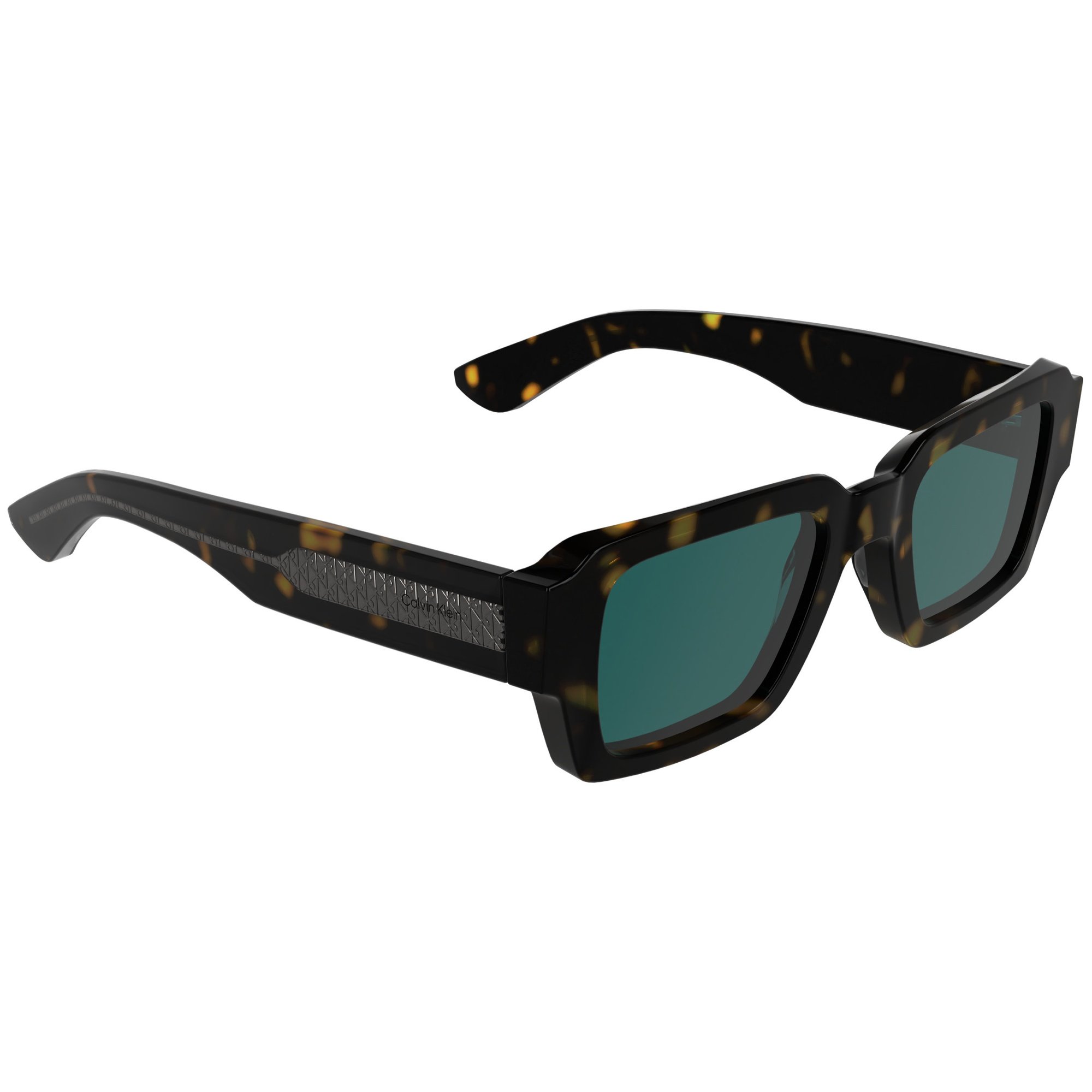 Óculos de Sol Calvin Klein CK25538S 235 - Marrom Havana 50 Preto 3