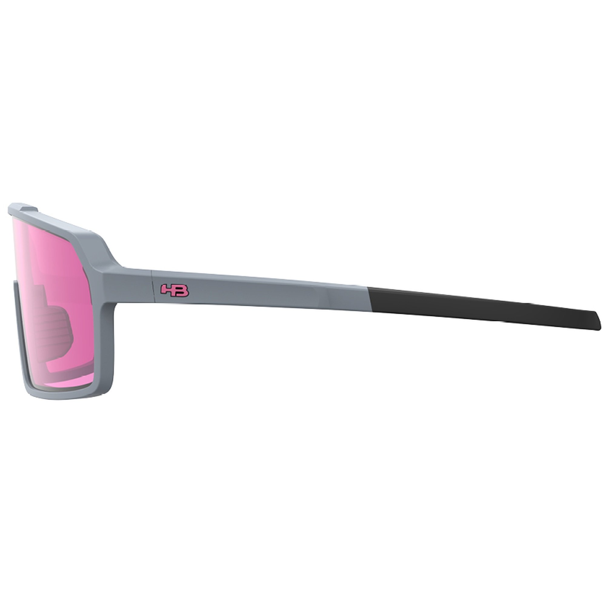Óculos de Sol Esportivo HB Grinder - Cinza Fosco 131 Super Low Ligh Cinza 3