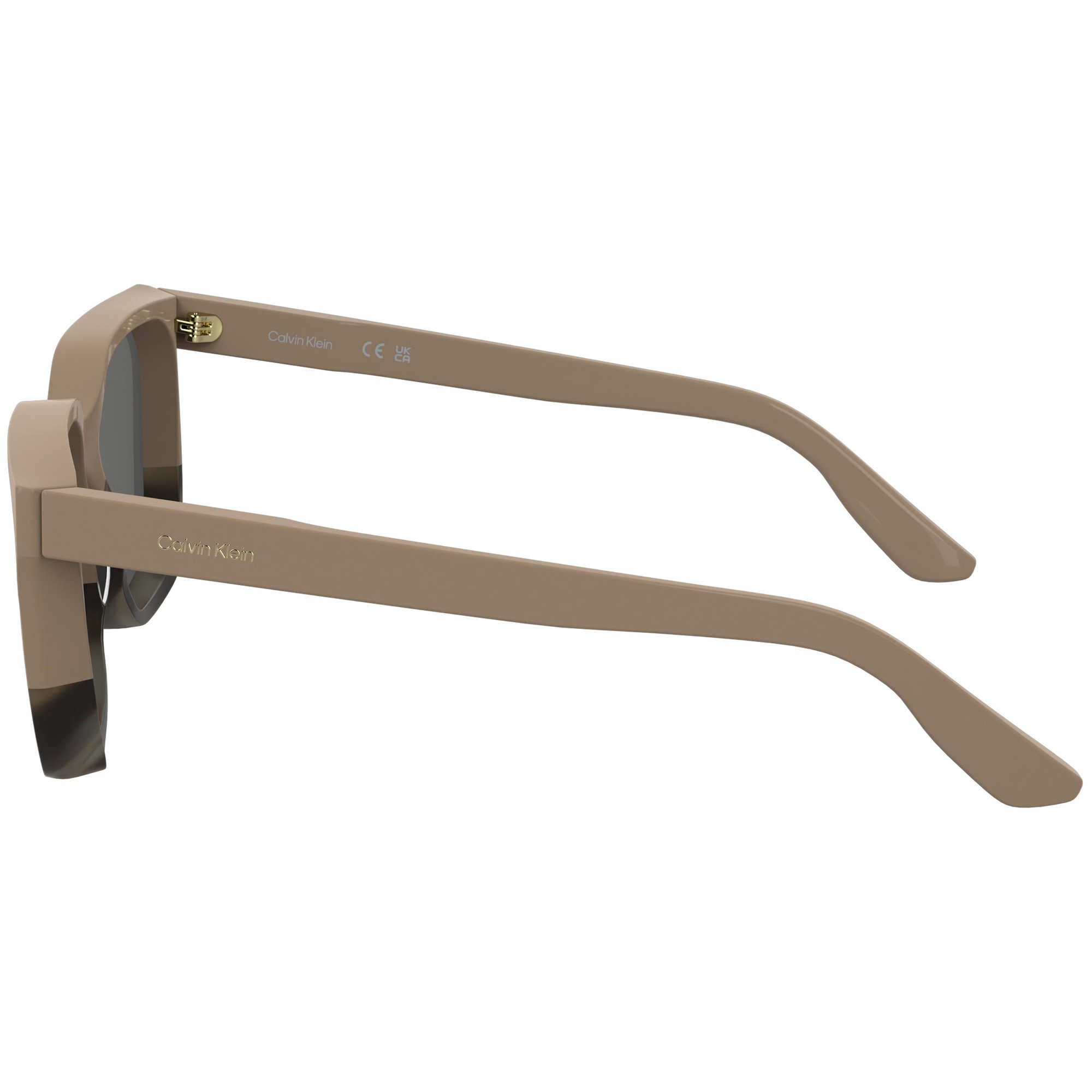 Óculos de Sol Calvin Klein CK25500S 602 - Marrom 57 Marrom 3