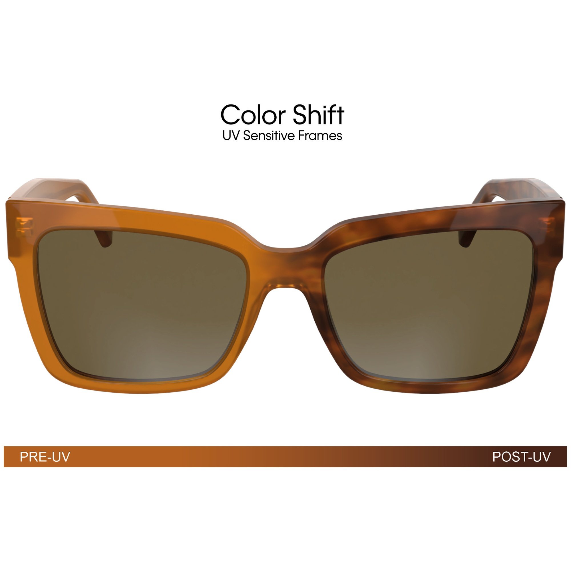 Óculos de Sol Calvin Klein Jeans CKJ24606S 201 - Marrom 54 - Muda de Cor Marrom 2